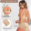 Womens Seamless Bras No Underwire Supportive Wireless Push Up Full Coverage Bralette Comfort Scalloped T-Shirt Bra (Small, Skin Color)