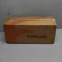 TOWOND Projector Screen with Stand, 100 inch Outdoor Projector Screen Portable Indoor Projection Screen 16:9 4K Rear Front Movie Screen with Carry Bag for Home Backyard Theater