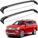 Tuyoung 220lbs Roof Racks Cross Bars Compatible with Ford Expedition/Max 2018-2025 & Lincoln Navigator 2018-2024, Heavy Duty Aluminum Crossbar Roof Rail Cargo Carrier Rooftop Car Accessories