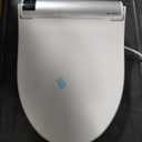 Bio Bidet BB2000 Bliss Electric Bidet Toilet Seat, Warm Water with Air Dryer, Heated Seat with Sensor and Slow Close Lid, Night Light, Remote Control, Elongated, White