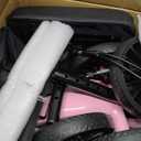 Knee Scooter with Disc Brake, Steerable Knee Walker for Adults,Foldable Rover Scooter for Broken Foot Injured Leg Crutch