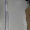 Frameless Shower Door Bottom Seal Shower Sweep with Drip Rail for 1/4" Glass,36" Long, Vinyl, Clear