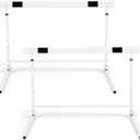 Seenelling Adjustable Height Hurdles from 27 to 42 Inch Foldable Track and Field Equipment Jumping Speed and Agility Training Hurdle for Track Soccer Athletic Basketball Courses Drills