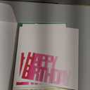 102 Pack Happy Birthday Cards Bulk Box Set with Envelopes 4 x 6 inch, Blank Inside, 6 Designs for Students, Work, Office, Colorful Ombre Font (Plus 102 Pack Envelopes)