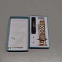 Lenrao Thin Stainless Steel Bands Compatible with Apple Watch 38mm 40mm 41mm 42mm 44mm 45mm 46mm for Women, Metal Straps for iWatch Series 11 10 9 8 7 6 5 4 3 2 1 SE