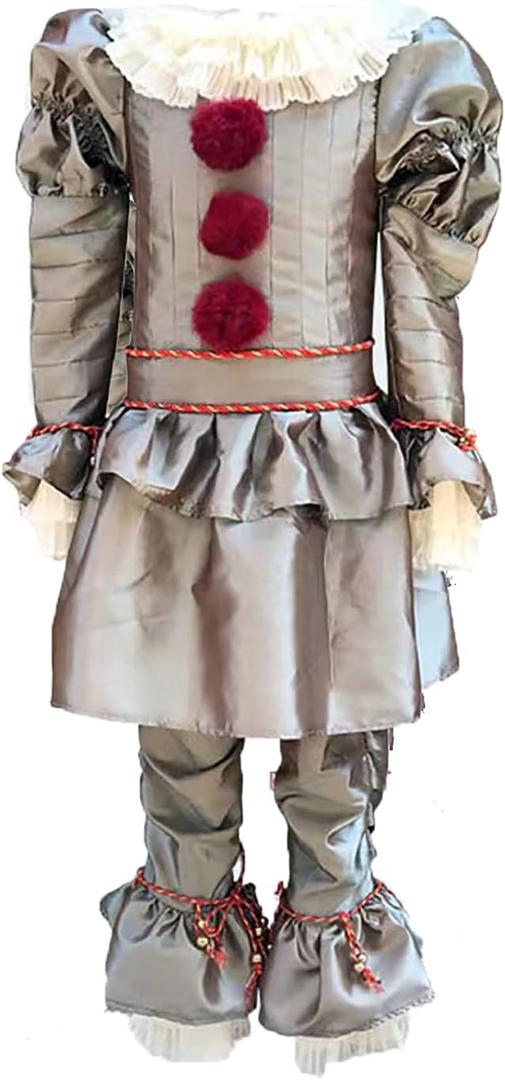 Kids Clown HalloweenOutfit Cosplay Costume (Large)