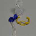 TalkTools Honey Bear Bottle Straw Cup with Handle  Dishwasher Safe, Premium Food-Grade Sippy Cup Trainer for Babies & Toddlers 4+ Months  Easy-Grip Design Helps Kids Learn to Drink from a Straw. (7 Ounces)