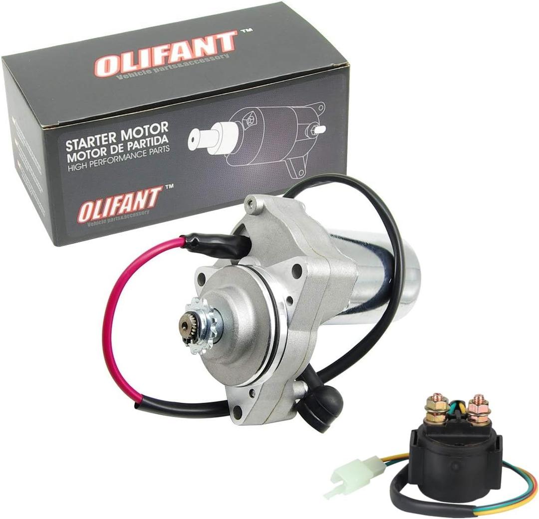 Starter Motor for 90cc 110cc 125cc Chinese ATV 3 Bolt Starter with Wire for Taotao Jetmoto Roketa Sunl Coolster