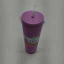 BottlesManna™ Axel™ Stainless Steel Tumbler With Straw - Purple 26oz