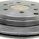 ACDelco Silver Rear Brake Rotor 18A2543A | GM 19255508 Brake Rotors for Select Buick Enclave, Chevrolet Traverse, Chevy, Saturn, GMC Acadia and More