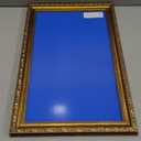 Poster Palooza 10x16 Frame Gold Antique Solid Pine Wood Picture Frame with UV Acrylic Plexiglass, Foam Board Backing & Hanging Hardware Included