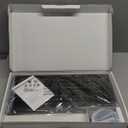 Trueque Wireless Keyboard and Mouse Combo - Full-Size Quiet Keyboard with Palm Rest, Phone Holder, Multimedia Keys, Power Switch, Compatible with Windows, Chrome OS, PC, Laptop (Batteries Included) (Black)