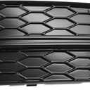 1pc Fog Light Grill for Audi A6 C7 2011-2014 Durable ABS Black Front Right Front Lower Bumper Fog Light Cover Inserts