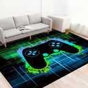 Gamer Rug for Boys Room - Video Game Rugs for Kids Bedroom Gaming Rugs for Gaming Room Gamer Decor for Boys Room Game Carpet for Playrooms,3'5'