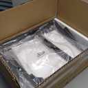 Kalrin Side Table, Small End Table with Metal Frame, 3-Tier Bedside Tables, Round Side Tables for Living Room Bedroom Couch Bathroom, Oval, White Maple