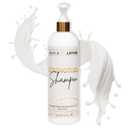 BASK & LATHER Strengthen Hair Shampoo  All-Natural, pHBalanced Formula for Hair Growth & Repair, SulfateFree, SiliconeFree, ParabenFree (XL 16oz)