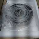 Zarbitta 4-Light Bathroom Light Fixtures, Brushed Nickel Modern Vanity Lights with Milky White Frosted Glass Shades, Bathroom Wall Lamp for Mirror Kitchen Living Room