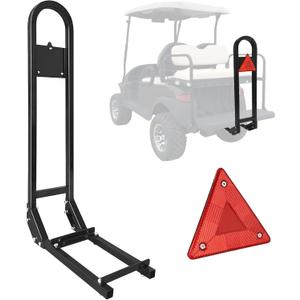 Universal Golf Cart Rear Seat Safety Grab Bar Compatible with Yamaha Club Car EZGO, Heavy Duty Golf Cart Back Seat Grab Bar Safety Hand Rail for Rear Seat Passenger