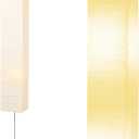 Japanese Floor Lamp with Rice Paper Shade - Corner Lamp for Bedroom, Office & Living Room - Beige (Square)