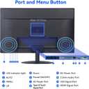 Touchscreen Monitor 21.5" FHD 1080P Multi-Touch Screen HDMI VGA Type-B Dual Speakers,75Hz,VESA,Brightness 300cd/m,Tilt Adjust,PC Office Laptop Business Computer Desktop Touch Display