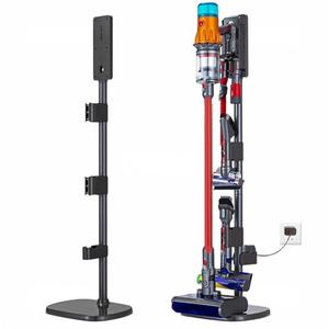 wzglsbkd Metal Vacuum Stand Compatible for Dyson V15/V12/V11/V10/V8/V7/V6 - 6.6lbs Heavy Base Metal Storage Bracket Holder, Ultra Stable Floor Stand for Cordless Vacuum Cleaners & Accessories