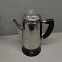 APOXCON Electric Coffee Percolator, Stainless Steel, with Glass Knob, Automatic Keep Warm, Cordless Serve,12 Cup