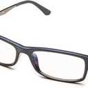 Prospek Blue Light Glasses for Woman and Men  Superior 99% HARMFUL Blue Light Blocking Computer Glasses, DYNAMIC Anti-Glare Bluelight Reading Glasses, Regular, No Magnification (Gray)