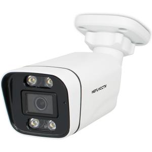 4MP POE IP Camera,Bullet Security Surveillance Wired CCTV Cameras with Human Detection One-Way Audio,Smart Color Night Vision,SD Card Slot,2.8mm Wide Angle,IP67 Waterproof Outdoor Indoor