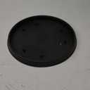 14 Inch Plant Saucer, Plastic Plant Trays for Pots, Plant Saucers for Indoors Round, Planter Tray for Plants (14", Black)