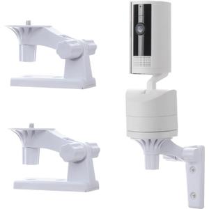 Wall Mount Only Compatible with Ring Pan-Tilt Indoor Cam (2024 Release)Not Compatible with Other Ring Camera Models,2 Pack Adjustable Angles Bracket 180 Degree Rotation Easy to Install