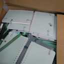 Fulmoon 120 Set Small Spiral Notebooks A6 with Pens & Holder, Forest Greens