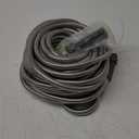 Stainless Steel Garden Hose - 75 FT Metal Water Hose with Solid Swivel Fittings, 8-Mode Spray Nozzle, Heavy Duty, Leak Proof, Puncture Resistant, No Kink for Gardening, Outdoor, Yard, Car