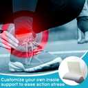 Buryeah 1/8" x 4" x 2.5 Yard Foam Adhesive Cast Padding Medical Foam with Adhesive Back for Sports Injured Areas, Ball of Foot Cushion, Blister Pads, Foot Pain, Splints and Pad (White)