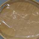 Lazy Susan Organizer 14 inch, Bamboo Lazy Susan for Table, Kitchen Turntable Organizer with Double Handles, Round Wood Rotating Turntable Spice Organizer for Countertop Cabinet or Pantry