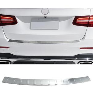 Rear Bumper Protector for Mercedes Benz GLC300 GLC43 2023-2026 Rear Bumper Guard - Matte Silver