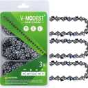 3-Pack 20 Inch Chainsaw Chains Blade 72 Drive Links .050" Gauge 3/8" Pitch Full Chisel fits Stihl MS 029 036 039 391 310 311, Husqvarma 455 Rancher 460 55 257 261 359 362XP 272xp, 555455, H80