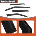 labwork Window Visors Rain Wind Guards Replacement for Hyundai 2011-2017