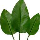 DILATATA 3 Pack Artificial Bird of Paradise Leaves with Long Stem for Vase - Fake Tropical Plants Palm Leaves Realistic Banana Leaves for Home Wedding Party Decor