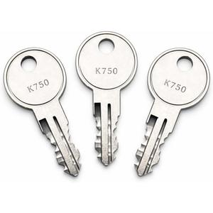 3-Pack K750K799 Replacement Toolbox Keys Compatible with for Weather Guard Truck Tool Box, Double Sided Cut Key(K751)