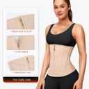 Junlan Sweat Waist Trainer for Women - Corset Sweat Band for Working Out (S)