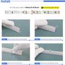 10-Pack V Shape LED Channel with Milky White Diffuser, 3.3ft/1M Silver Aluminum Channel for LED Strips, Angled LED Strip Diffuser Track Profile for Under Cabinet Lighting