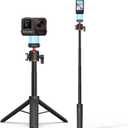 Tripod for Insta360 X5 ACE Pro 2, 21 Selfie Stick Quick Release Extension Rod Mini Table Desk Portable Handle Grip Stand with Cold Shoe for Insta 360 X5 X4 Air, ACE Pro 2 Accessories