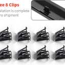 ECOTRIC Truck Hood Molding Trim Moulding Compatible with 2007-2013 GMC Sierra 1500 2500HD 3500HD Replace for GM1235109 10385156 (Without Chrome Grille)