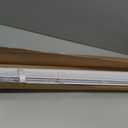 LazBlinds No Tools No Drill 1" Vinyl Mini Blinds, Cordless Blinds for Windows, Light Filtering Horizontal Window Blinds & Shades, 44" W x 64" H, White