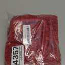 OTOSTAR Pack of 2 Soft Corduroy Decorative Throw Pillow Covers 16 x 24 Inch Boho Striped Pillow Covers Lumbar Cushion Case Couch Pillowcases for Sofa Bed Home Decor (Red)