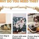 Fida Dog Rope Toys for Large/Medium Aggressive Chewers, Tough Cotton Chew Toy, 3 Feet 5 Knots Indestructible, Tug of War Dog Pull Rope Teeth Cleaning