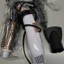 Conair Double Ceramic 3-in-1 Hot Air Brush, Interchangeable Attachments: 1-Inch Thermal Brush, -Inch Boar and Nylon Bristle Brush, and Concentrator, Voluminous Curls & Straight Styles, White