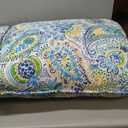 Outdoor Deep Seat Cushion Set 24x24 Seat + 28x22 Back – Plush Fiber Fill Seat, Patio Lounge Replacement Cushion, Corded Trim, Durable Polyester Fabric with Ties, Baltic Paisley