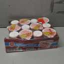 Nissin Cup Noodles Soup, Beef Flavor, Microwaveable Paper Cups, Instant Ramen, 2.25 Ounce (Pack of 12) (EXP 03/02/27)