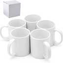 MYSUB Sublimation Mugs, Cups 11oz Sublimation Ceramic Blank Coffee Mugs,White Cups, Sulimation Blanks, Blank White Mugs-36 pack bulk bundle (36pc white mug single box)